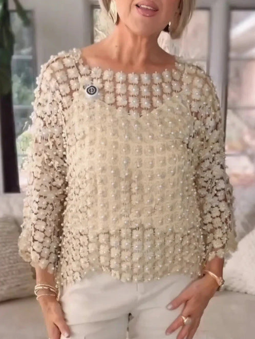 Womens Stylish Casual Top With A Sophisticated High-end Vibe