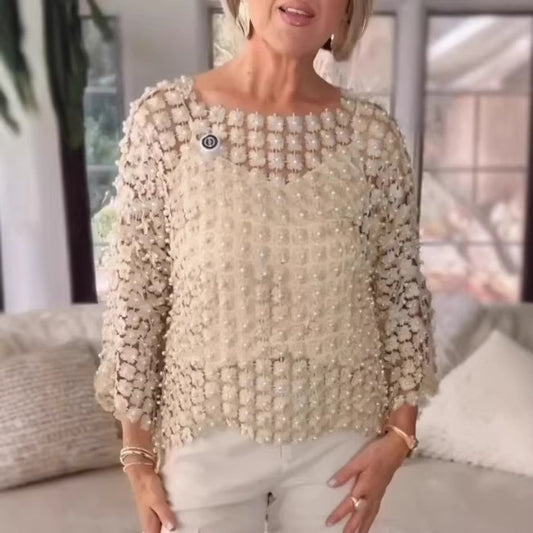 Womens Stylish Casual Top With A Sophisticated High-end Vibe